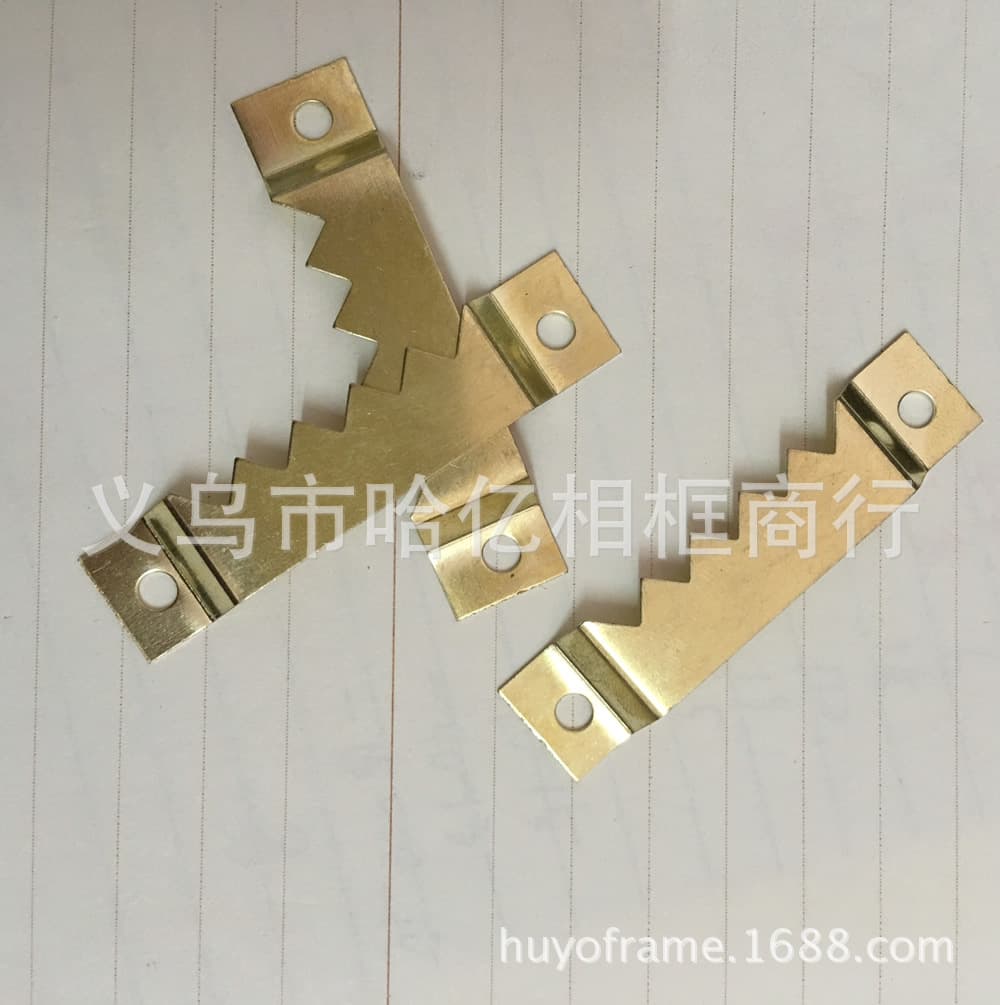 Picture frame hook, 100 large saw teeth, single-sided saw teeth, 12*55 mm
