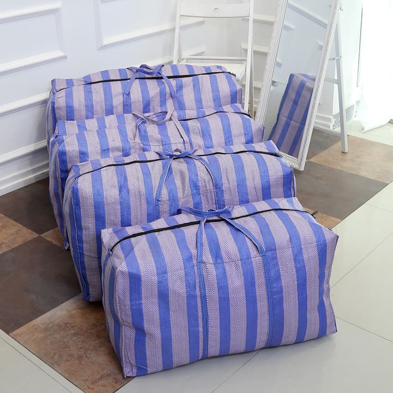 Nylon Tote Bag Thick Oxford Fabric Large Moving Bag Water-Resistant Luggage Bag Wholesale Thick Canvas Bag Non-Woven