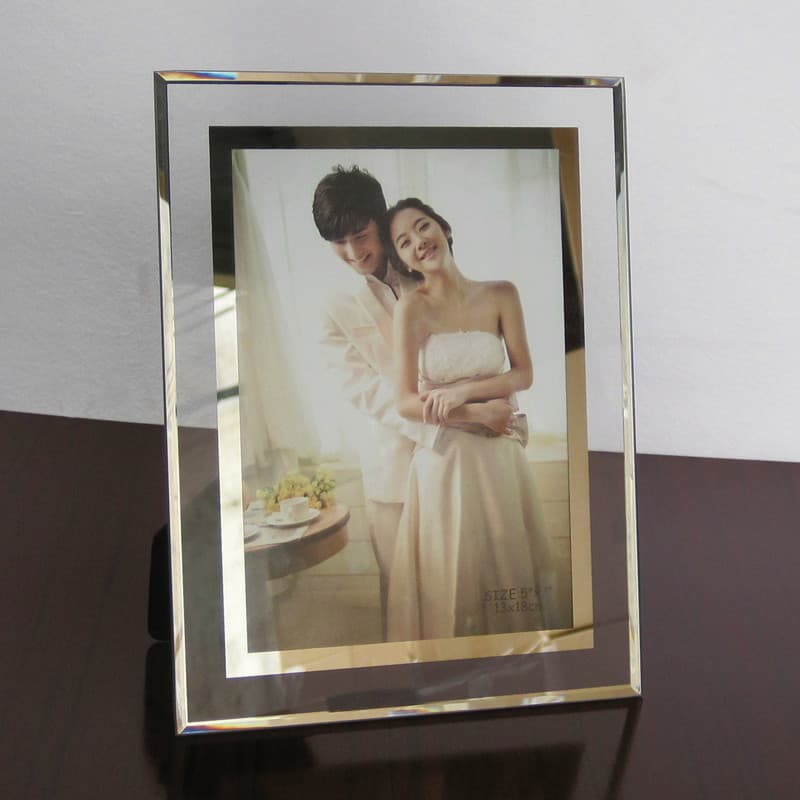 Transparent crystal glass photo frame, A4 certificate mounting frame, 6-inch, 7-inch, A5, A3 display frame, wall hanging, scenic spot gift display.