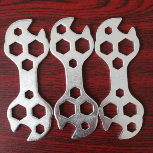 Bicycle Combination Wrench Double-Ended Open-End Wrench Bike Mountain Bike Repair Tool Galvanized Portable Rust-Proof