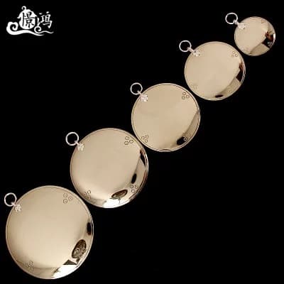 Brass Bagua Mirror Convex Mirror Polished Shop Opening Concave Mirror Wedding Copper Mirror Wall Hanging Craft Mirror Pendant