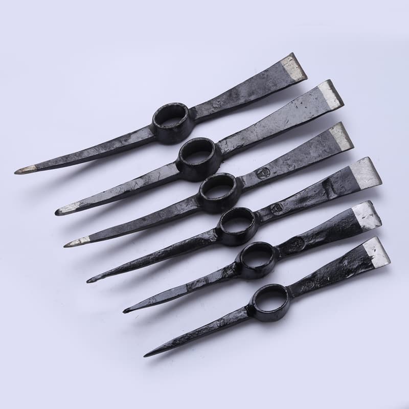 Hualei Double-Ended Pickaxe, Forged Steel Thickened Heavy-Duty Cross Pick, Construction Outdoor Pickaxe Head, Agricultural Tool