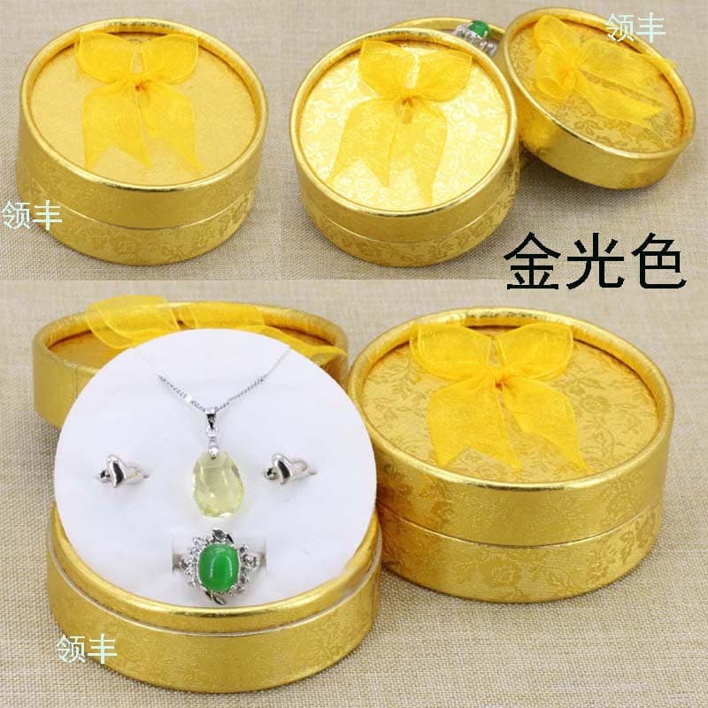 Large Round Jewelry Packaging Box Christmas Gift Box Heart-Shaped Gift Box Silver Jewelry Storage Box Factory Jewelry Box Wholesale