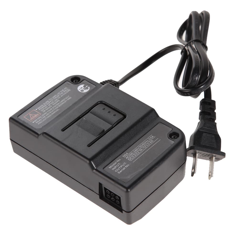 Compatible with Nintendo N64 Power Supply Charger Nintendo 64 US Plug EU Plug Power Adapter