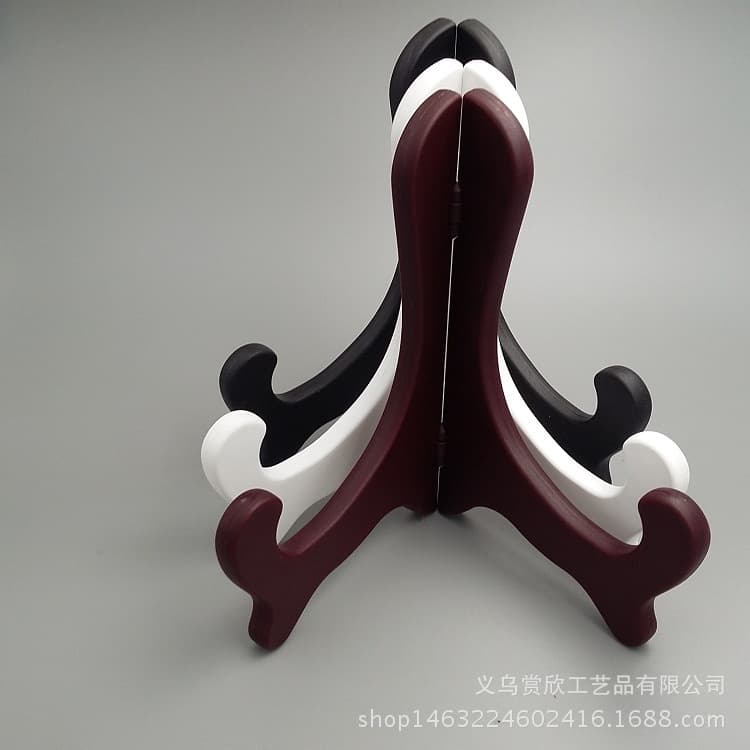 Wholesale Pu-erh Tea Cake Stand, Display Rack with Plastic Bracket, Decorative Base, and Ceramic Plate Holder