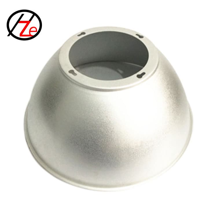 Custom Metal Lampshade Spinning Processing, Aluminum Industrial LED Lampshade Workshop Spinning Lighting Accessories