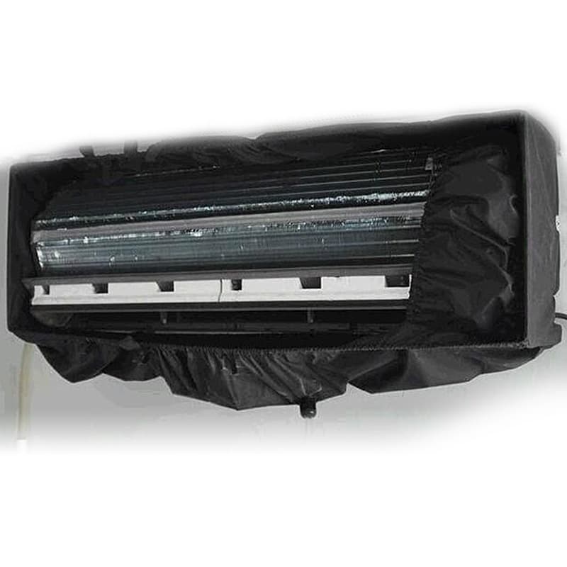 Air Conditioner Cleaning Waterproof Cover, AC Cleaning Cover for Wind Wheel and Air Duct V-Shaped Water Collection Cover with Plug