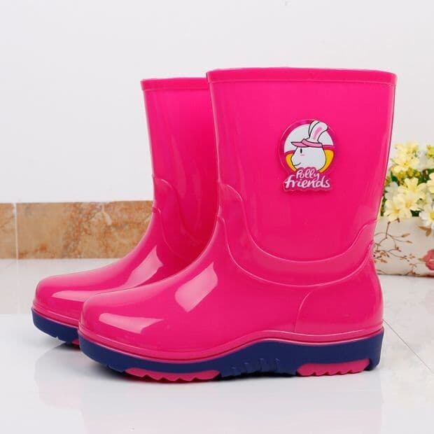Manufacturer Wholesale PVC Cartoon Children's Water Shoes Export Student Medium Large Kids Rain Boots Kindergarten Rain Boots