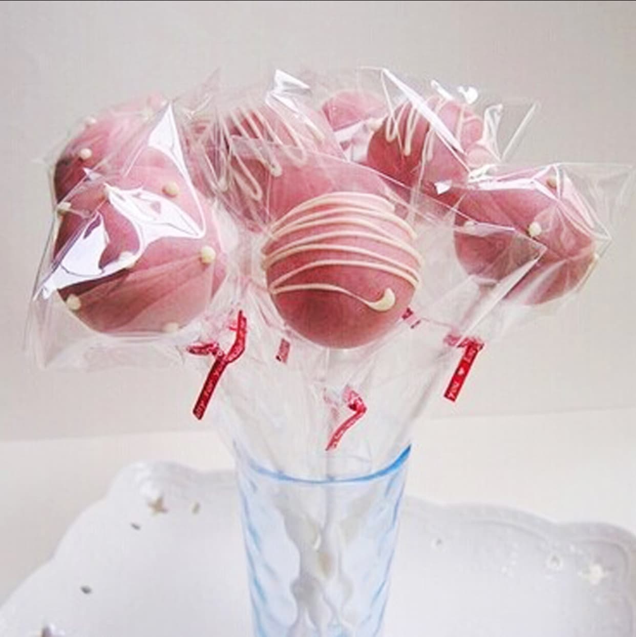 Star Lollipop Packaging Bag, Ice Cream Popsicle Bag, High Transparency OPP Flat Pouch, Candy Bag, Twist Tie Cookie Bag
