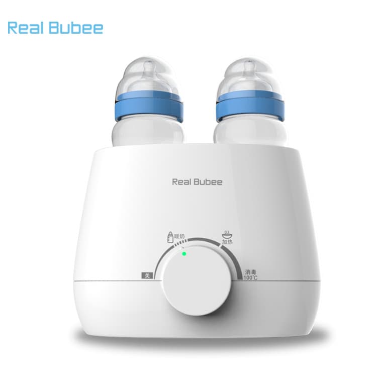 Realbubee Constant Temperature Liquid Warm Milk Bottle Sterilizer Double Bottle Heater Household Appliance Small Appliance