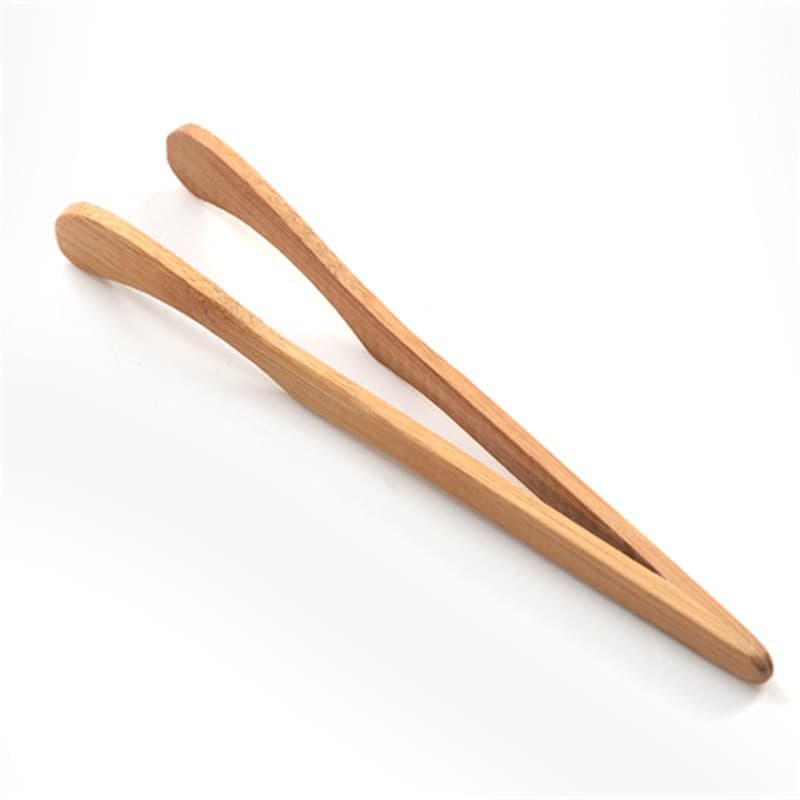 Direct Wholesale: Bamboo Tea Tongs, Creative Tea Ceremony Accessories, Carbonized Tea Set Cup Tongs with Logo Option