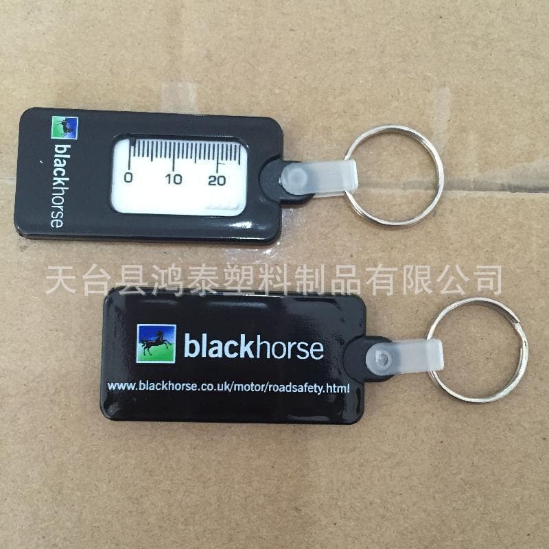 Hot Selling Essential for Drivers Tire Wear Gauge Simple Car Tread Depth Gauge Plastic Tire Depth Gauge