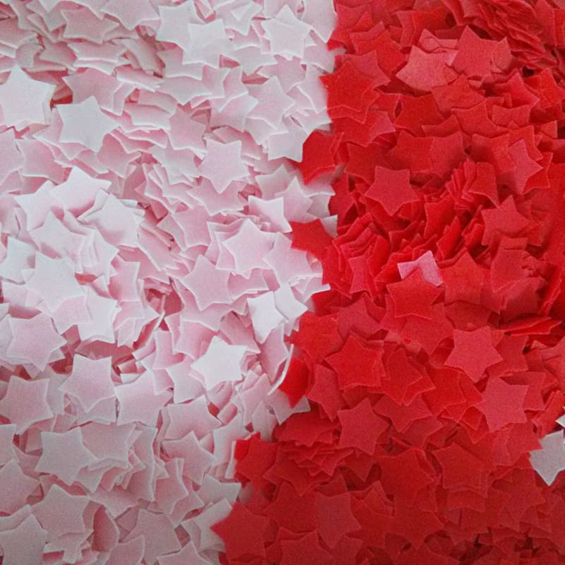 Factory direct wholesale various cartoon bulk bath soap flakes, accept soap paper supply, sufficient stock, multicolor soap flower flakes