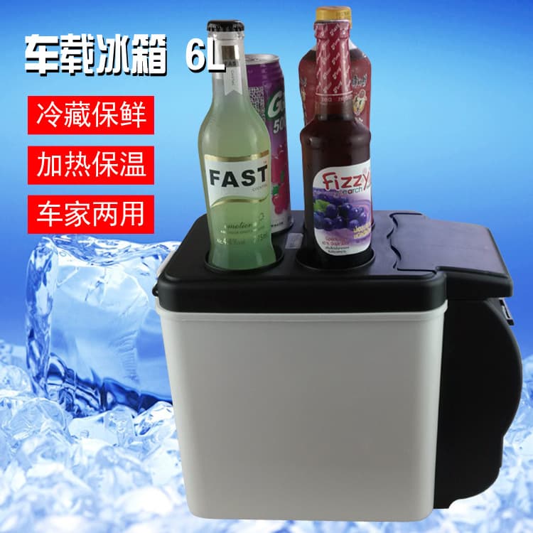 6L Car Refrigerator Portable Mini Car Cooler Warmer Electronic Fridge 6L Car Insulation