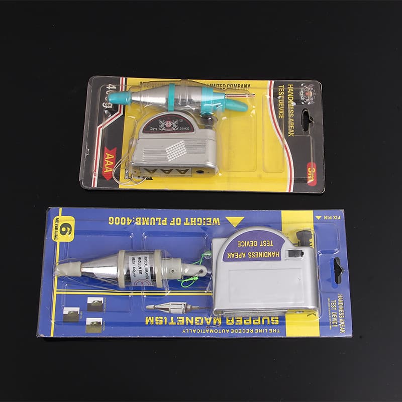 Factory supply magnetic plumb bob with automatic retractable line