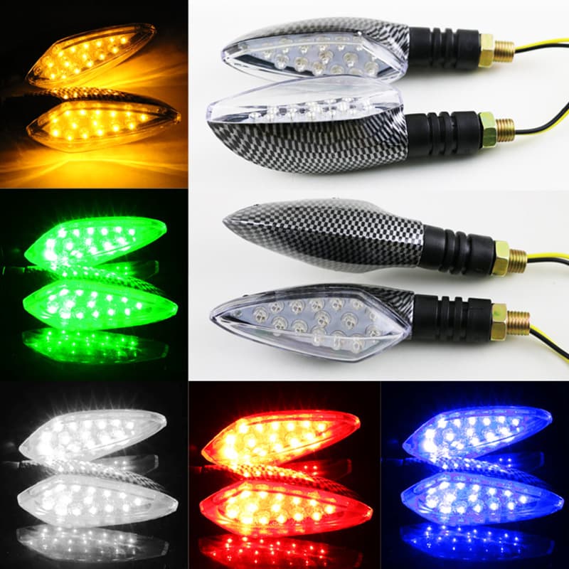 Horizon motorcycle LED turn signal off-road vehicle 12V street running direction light modification accessories turn indicator turn light