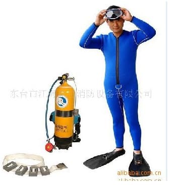 12L Steel Cylinder High-Pressure Air Tank with Second-Stage Regulator Full Diving Breathing Equipment Diving Standard