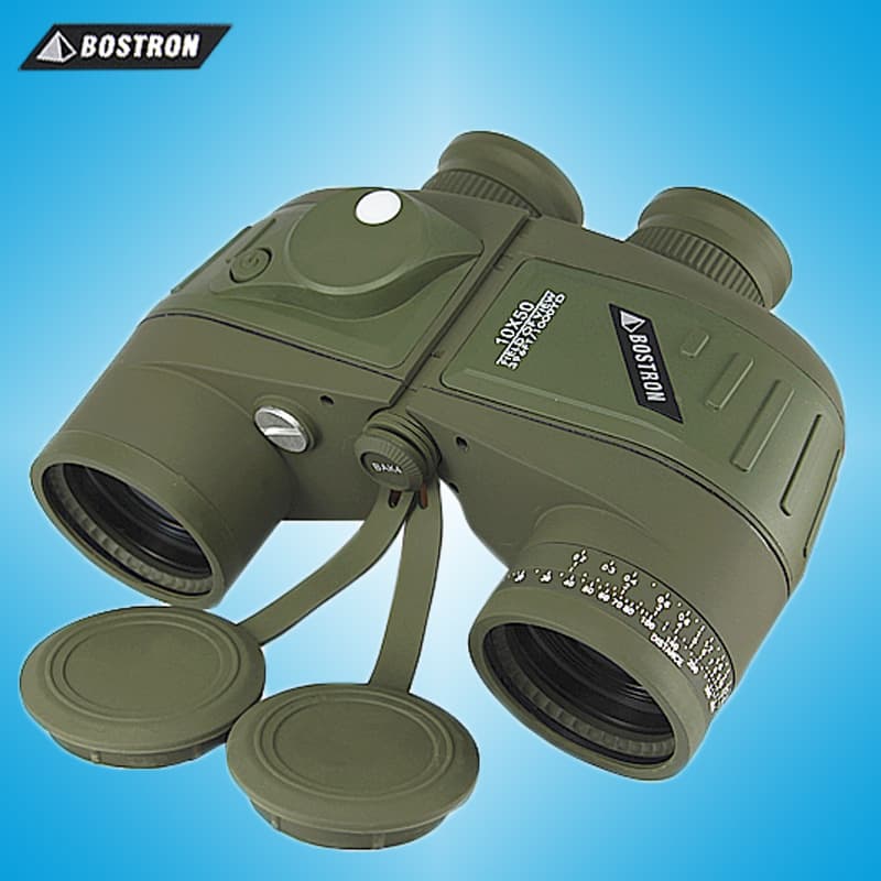 Bostron Binoculars Marine 10X50 Compass Waterproof High-Power High-Definition Coordinate Ranging Low-Light Night Vision