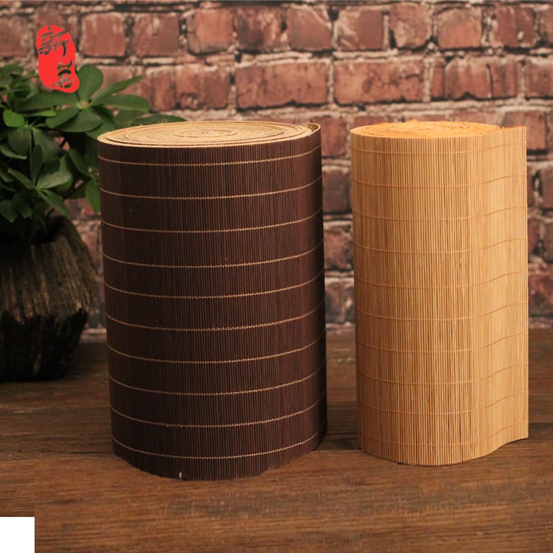 Bamboo Tea Mat Heat Insulation Pad, Tea Bamboo Screen/Partition, Placemat, Tea Ceremony Accessories, Table Runner with Customizable Size, Direct from Manufacturer