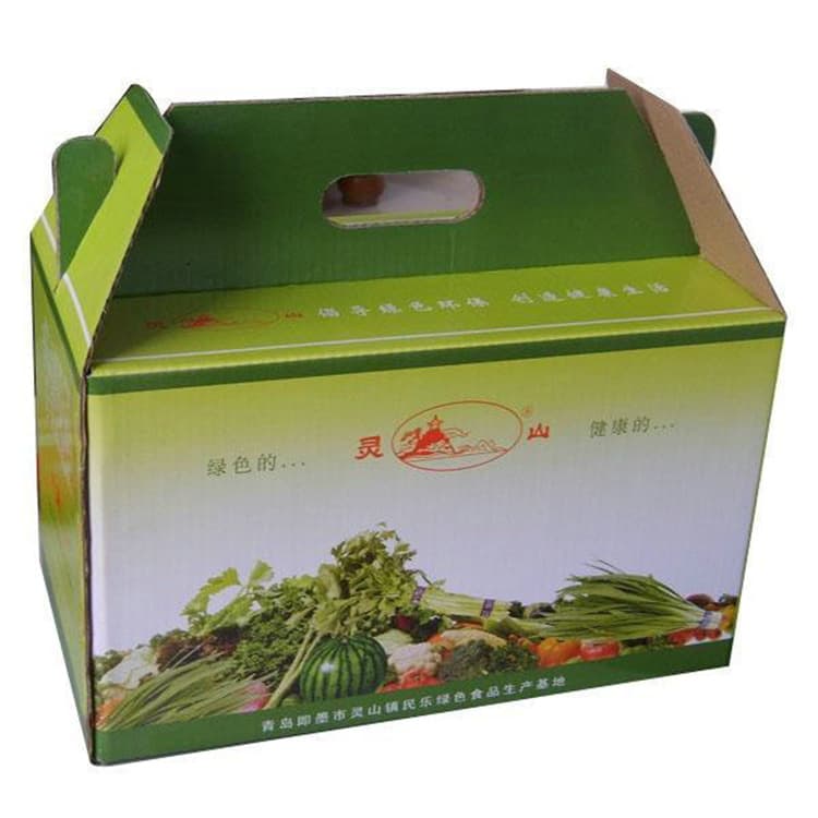 Wholesale Supply Fruit and Vegetable Handheld Color Box Creative Fruit Folding Color Box Navel Orange Color Sleeve Box
