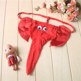 European and American AliExpress Men's Sexy Elephant Thong Cartoon Sexy Elephant Trunk Underwear
