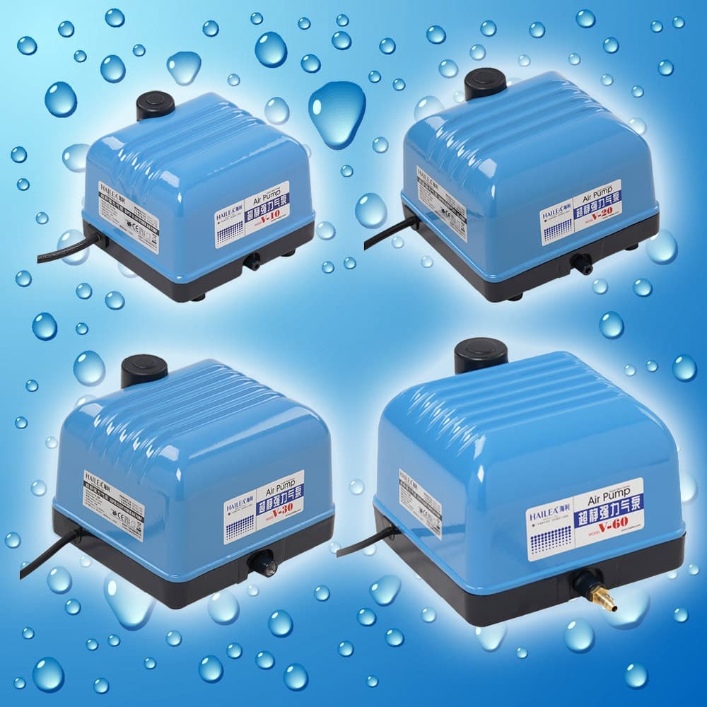 Guangdong Haili Aquarium Air Pump V10 V20 V30 V60 Oxygen Pump Fish Pond Air Pump Aquarium Oxygenation Pump
