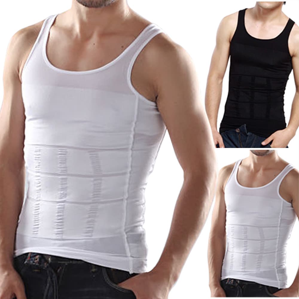 Men's Shapewear Slim Lift Tummy Control Corset Intimates Tight Sports Vest
