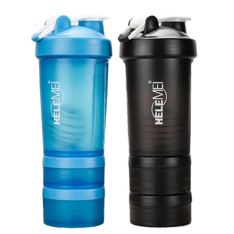 Frosted Shaker Cup Protein Powder Milkshake Cup Sports Fitness Water Bottle with Scale Bubble Tea Cup Gift Promotional Cup