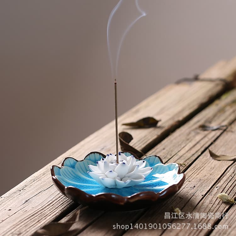 Jingdezhen Ceramic Incense Stick Holder, Incense Burner, Home Decoration