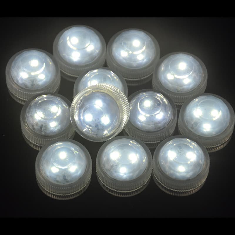 Factory spot supply led three light waterproof candle lamp luminous diving lamp holiday decoration Diamond twist lamp