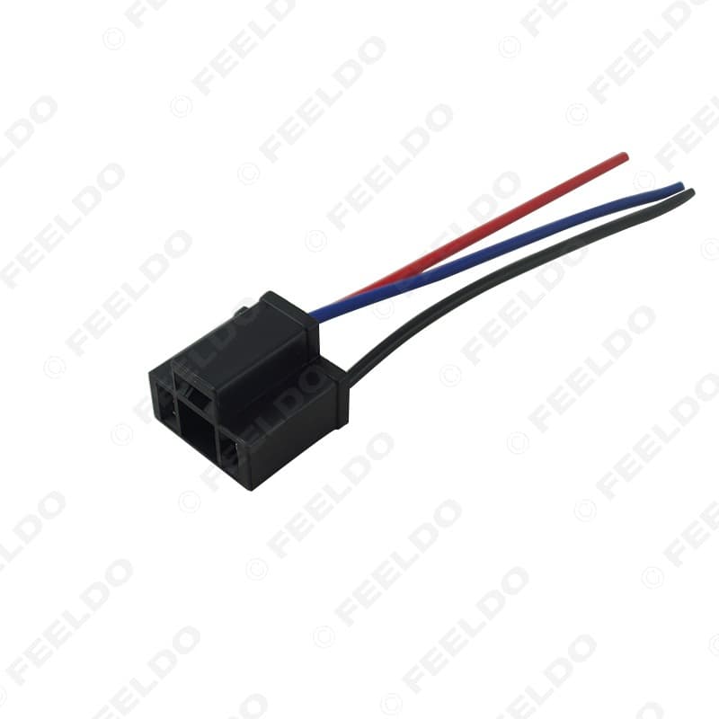 Hot-selling H4 Fog Light Adapter H4 Headlight Socket with Wire Female H4 Car Bulb Socket Female