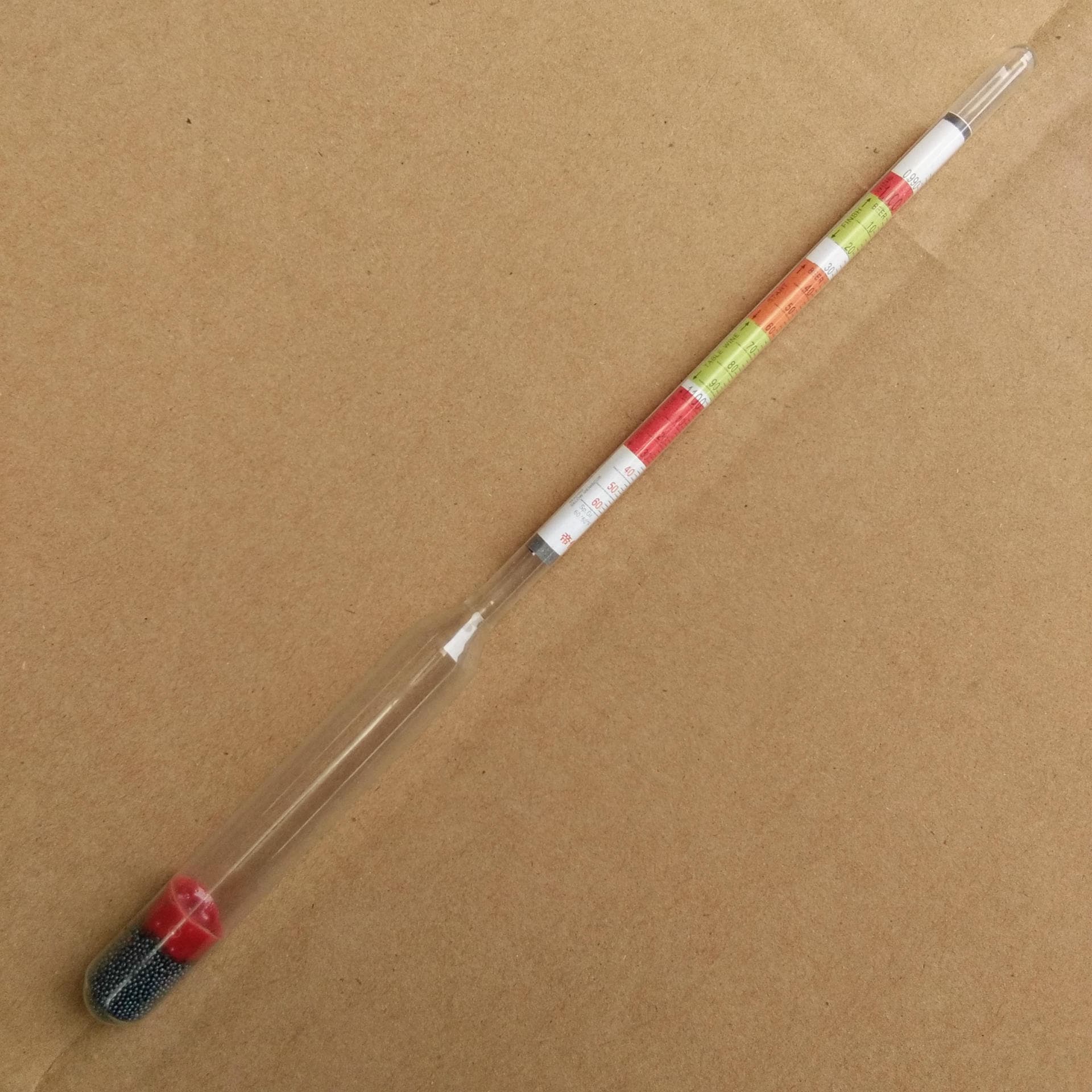 Beer density meter Beer Alcohol meter beer sugar meter three-in-one scale hydrometer wort measuring instrument