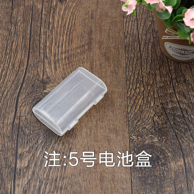 AA Battery Box, AA Battery Plastic Case, 9V Single Battery Holder, Holds 2 AA Batteries at Once