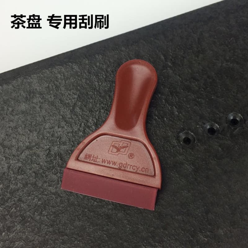 Silicone Tea Tray Water Scraper, Tea Table Water Squeegee, Tea Brush, Tea Scraper Accessories, Tea Ceremony Water Remover and Sweeper Brush