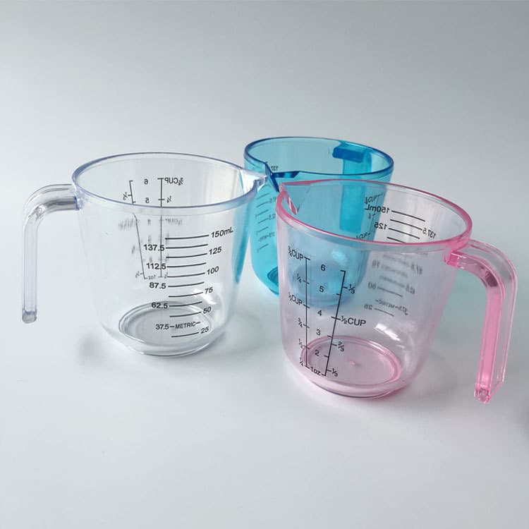 Factory Supply 150ml Measuring Cup Small Plastic Measuring Cup Transparent Graduated Cup 150ML Baking Tool