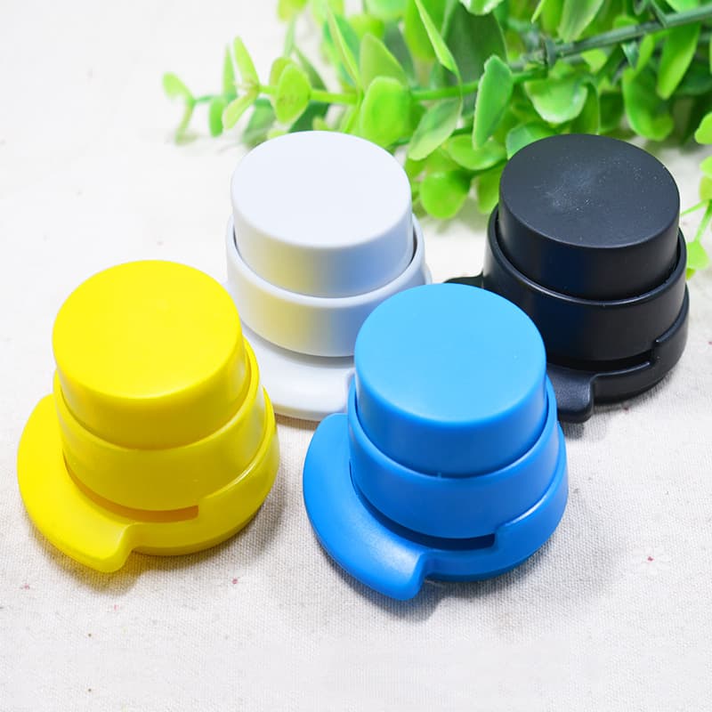 Korean Creative Stationery, Eco-friendly Needle-free Stapler, Staple-free Binder for Office/Learning Supplies Wholesale, Solid Colors