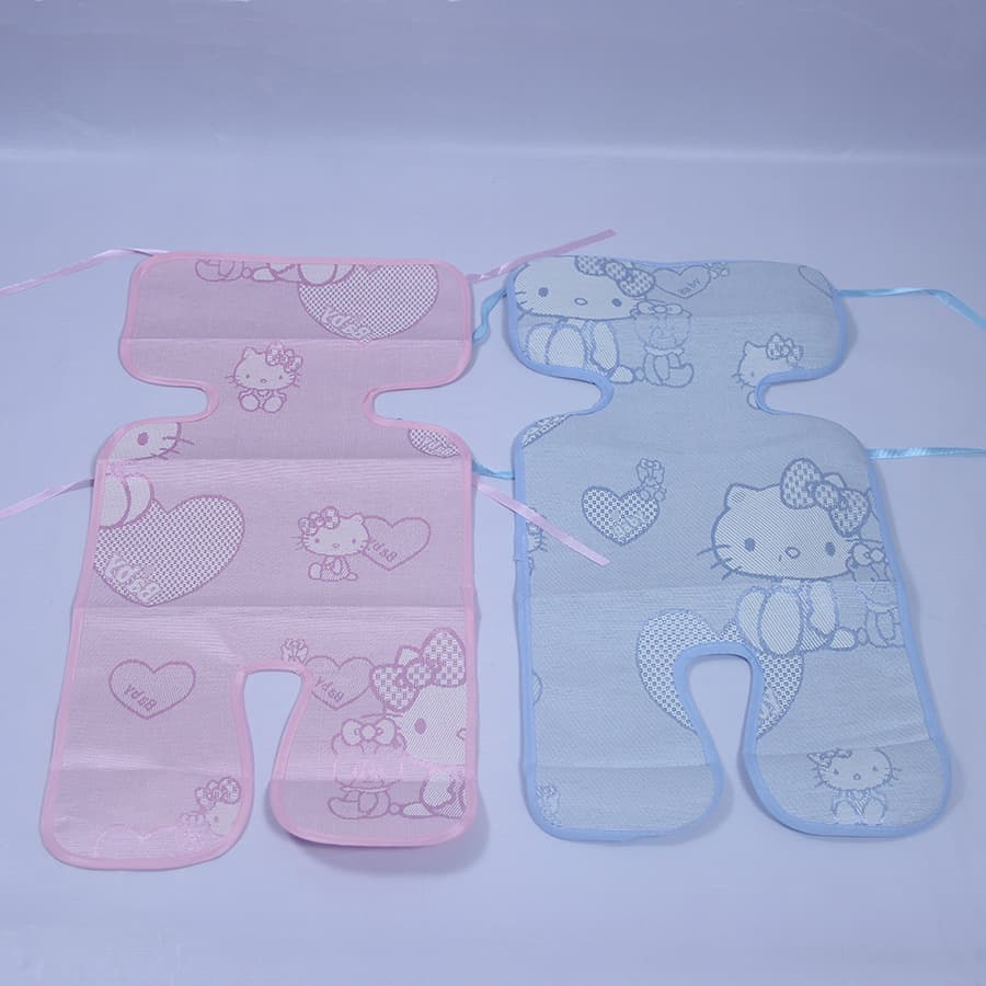 Baby Stroller Cooling Mat, Infant Stroller Mat, 5-Point Harness Stroller Mat, Ice Silk Stroller Mat for Kids