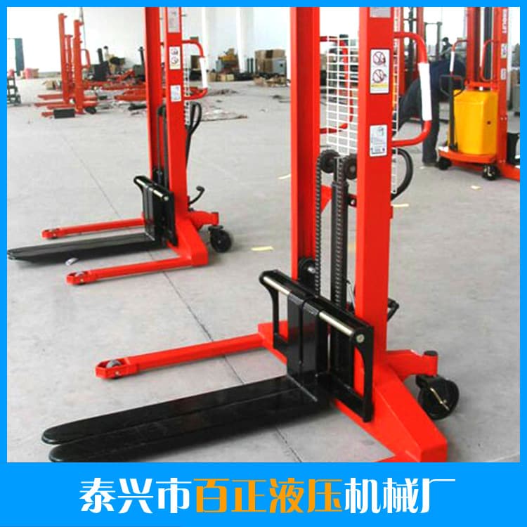 Taixing Stacker Forklift Manual Hydraulic Stacker / Warehouse-Specific Transport Cart Loading and Unloading Vehicle Wholesale