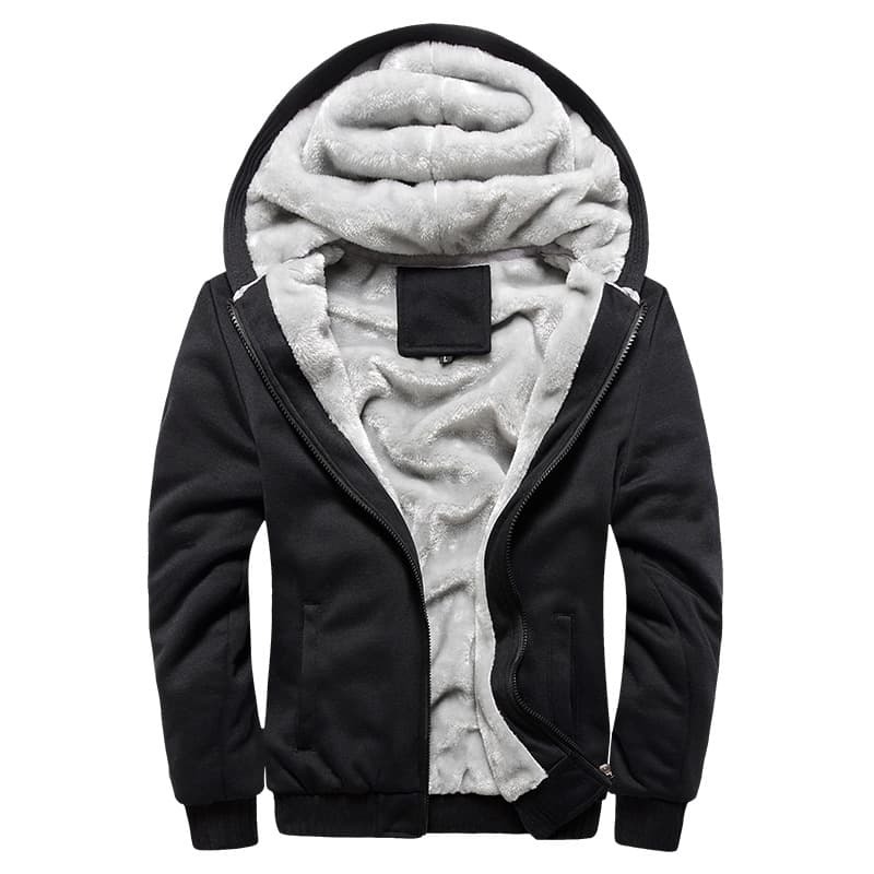 Men's Hooded Sweatshirt Direct From Manufacturer Autumn/winter Style Casual Korean Sport Fleece-lined Thickened Jacket