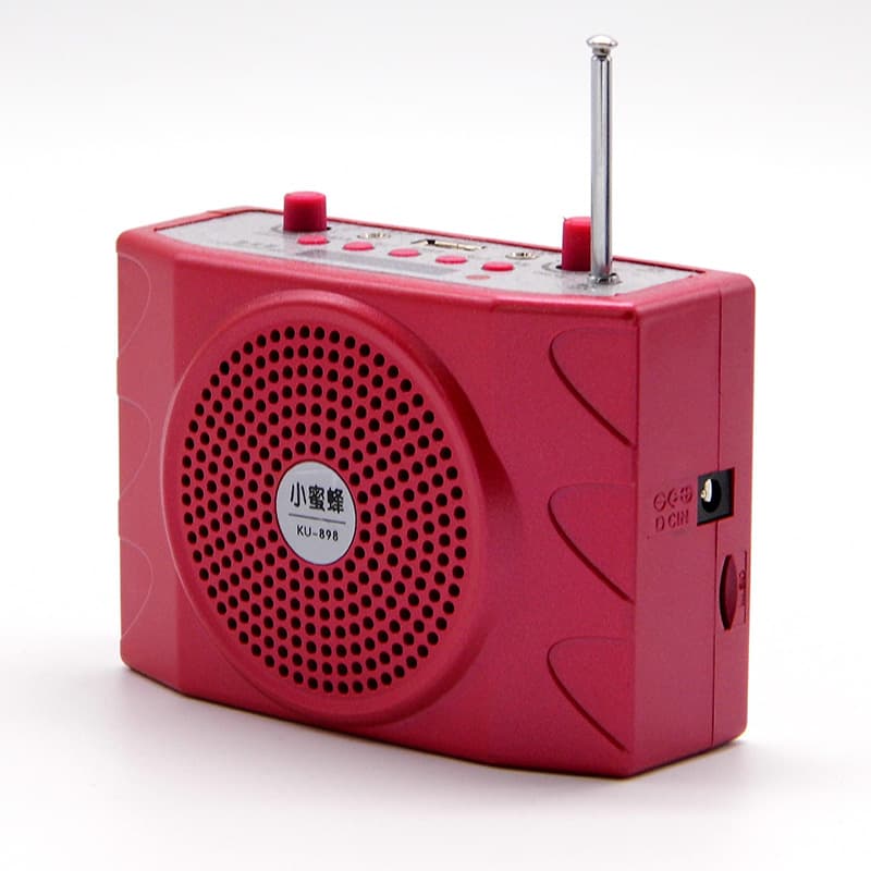 Mini Bee Amplifier KU898 Tour Guide Megaphone Square Dance Speaker Radio Bluetooth High-Fidelity Sound Quality