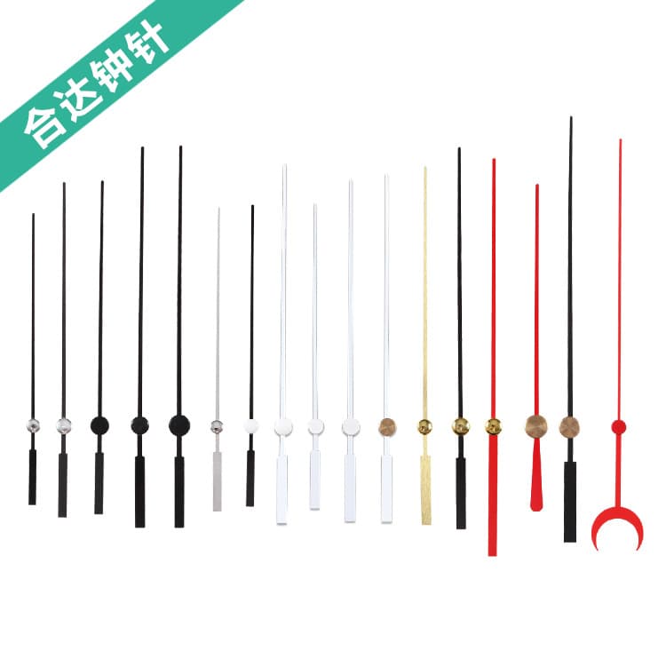 Factory supply quartz clock needles metal pointer clock accessories hour minute second alarm hand set second hand