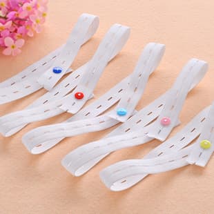 Simple baby diaper straps, adjustable elastic bands, diaper buckles, and diaper elasticity.