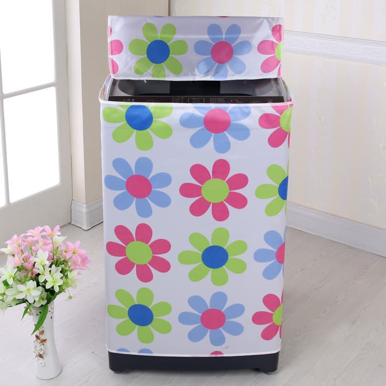 Direct Sale Polyester Satin Pulsator Fully Automatic Washing Machine Cover Waterproof Sunproof Dustproof Cover Washing Machine Cover