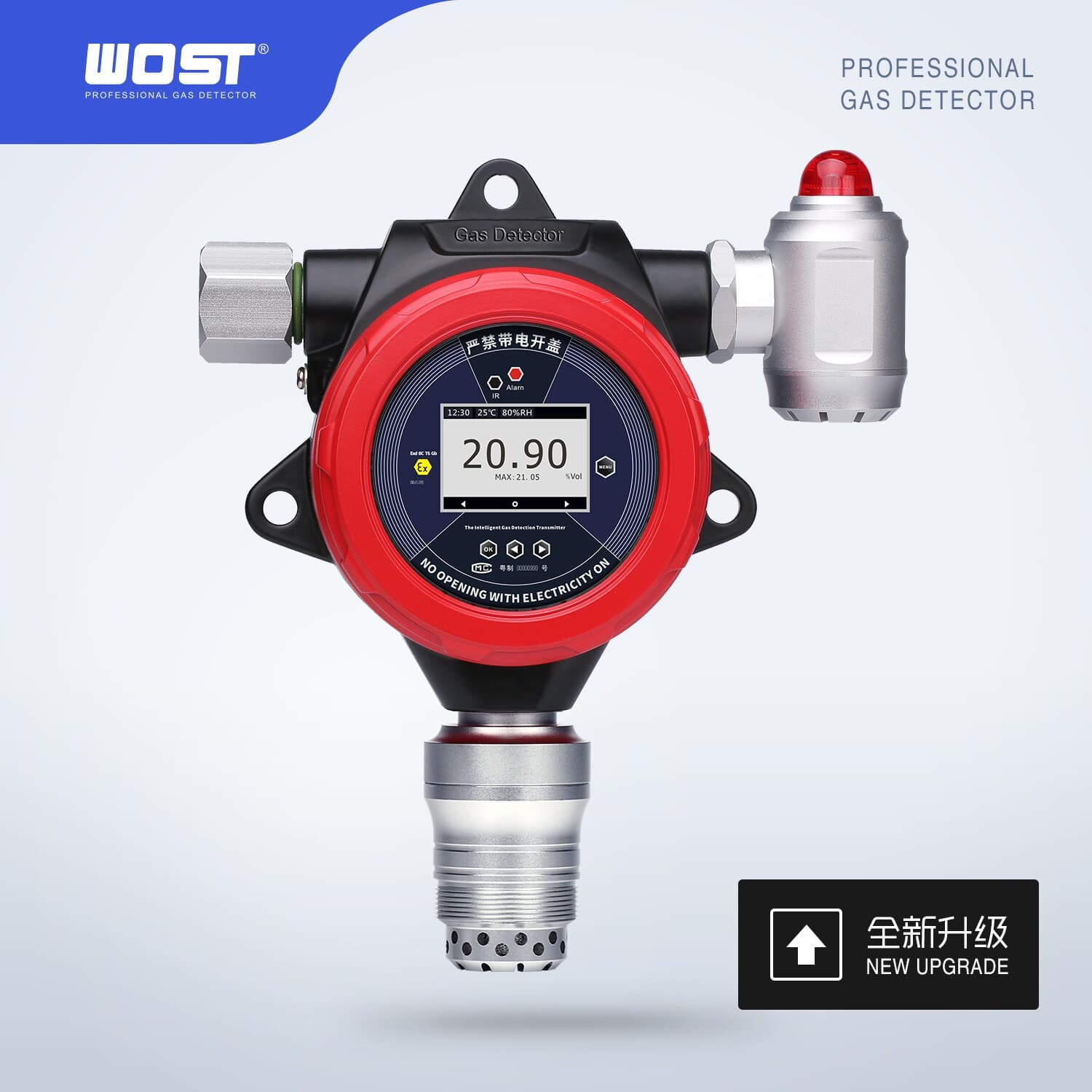 Fixed Oxygen Detector DR70C-O2 (Including Calibration)