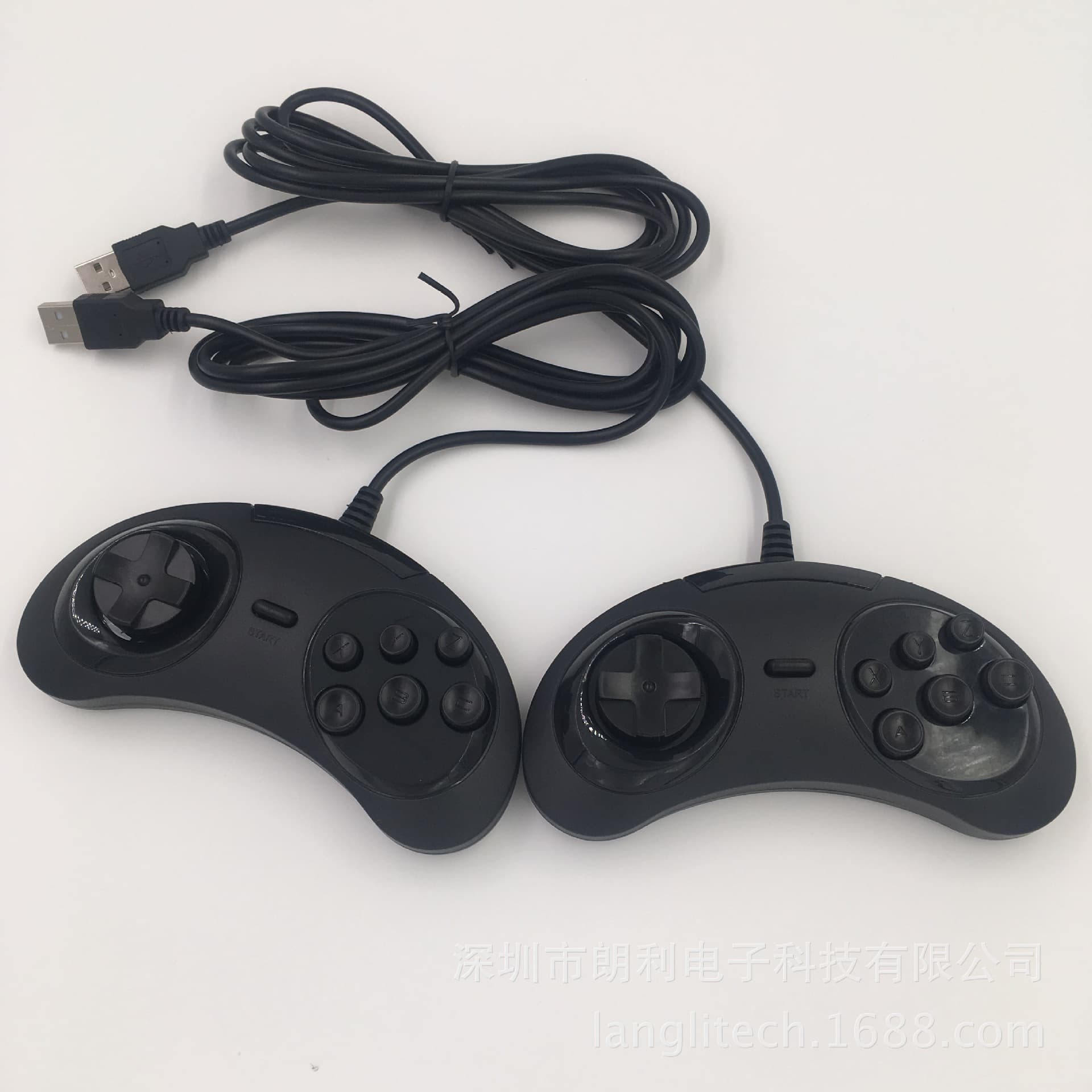 SEGA SFC PC Wired Gamepad 1.5m USB Sega Game Controller for PC Emulator