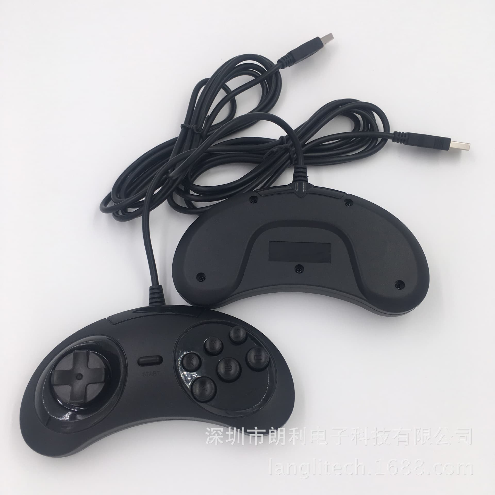 Wired 1.5m Controller For Nintendo Sega SFC Computer USB Sonic The Hedgehog Emulator PC Game Handle