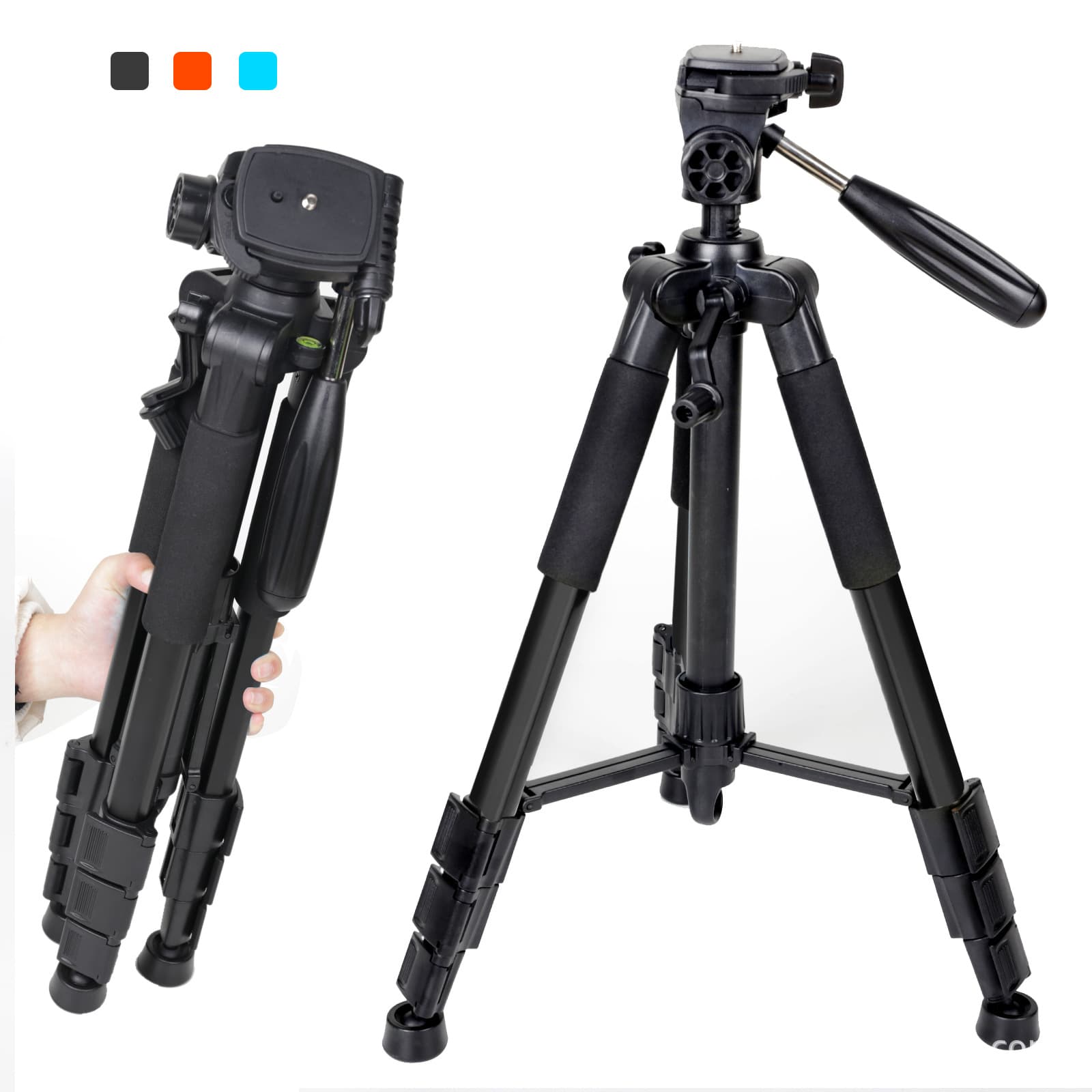 Zomei Q111 Phone Live Streaming Tripod Stand Camera Tripod DSLR Tripod for Live Streaming