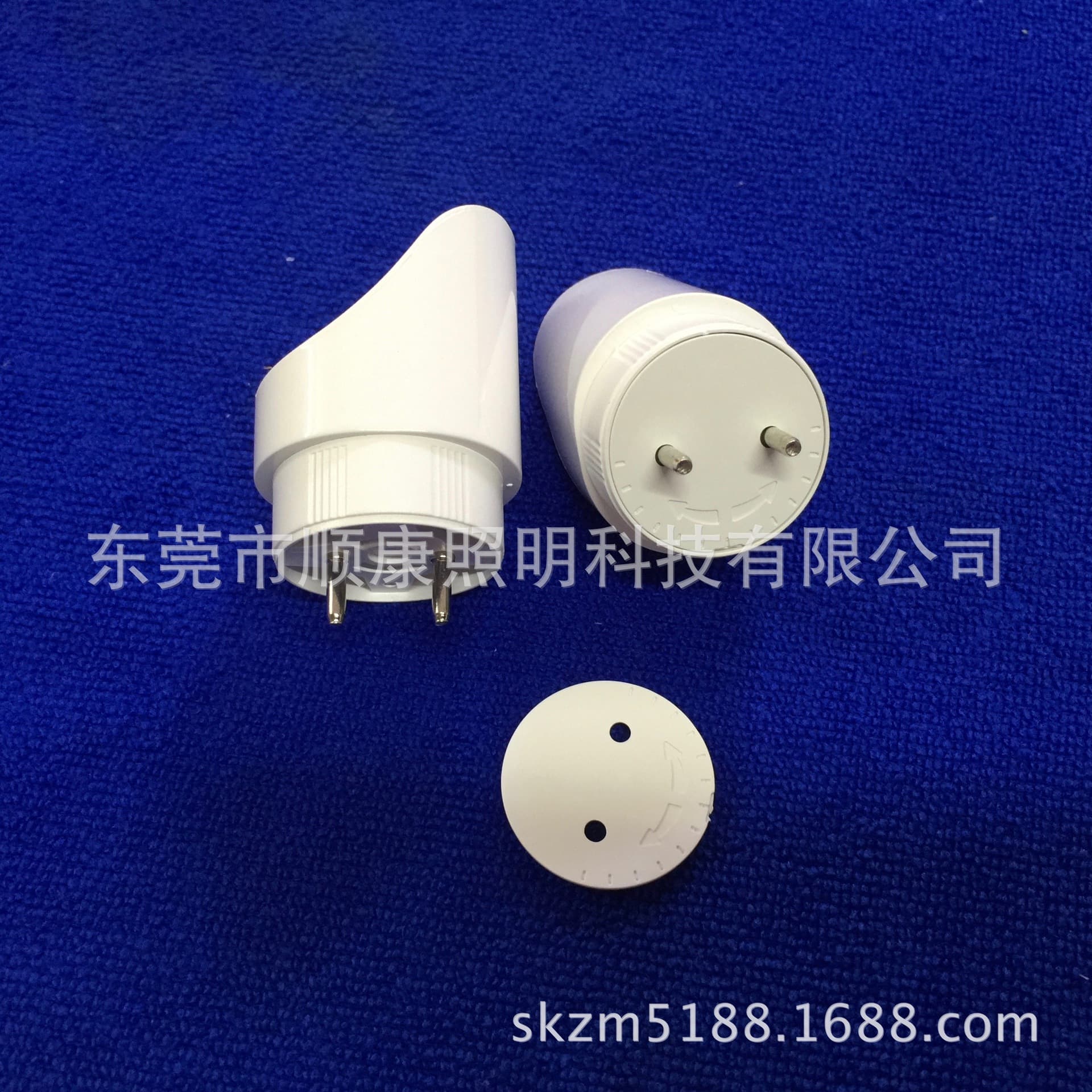 Factory direct supply of T8 oval rotating LED fluorescent lamp holders with blades