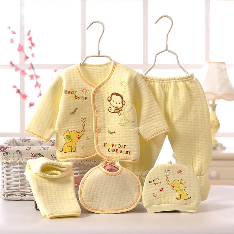 Infant Thermal Underwear Set Pure Cotton Boys Girls Autumn Winter Newborn Clothes Children's Wear