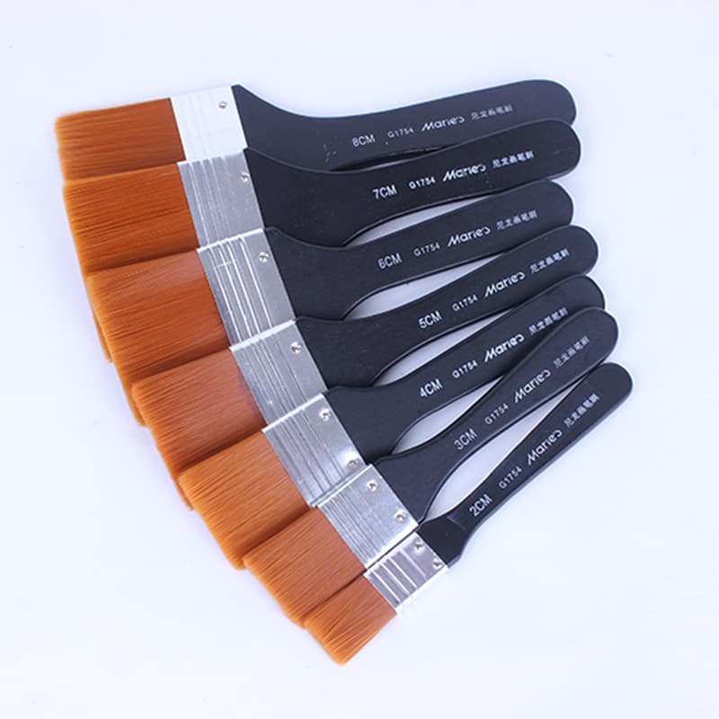 Marley G1754 Nylon Brush Gouache Oil Painting Acrylic Brush Board Brush Wall Painting Brush Oil Painting Brush